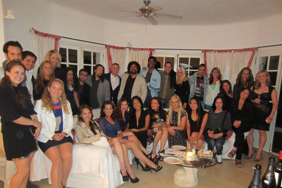 Film team … Cannes