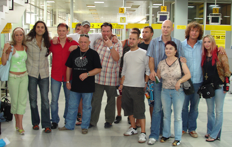 After the show at the airport with Accept and Holy Moses