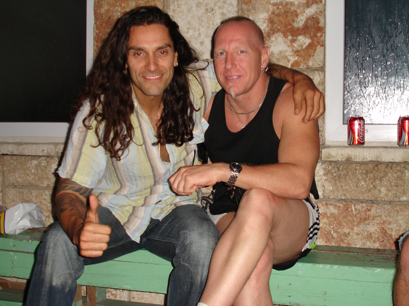 Backstage with Mike Terrana
