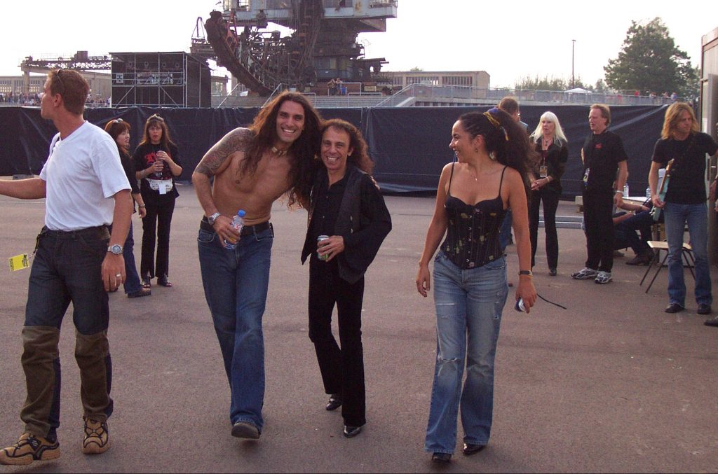 A great show with my vocal idol Ronnie James Dio and Babs in Ferropolis. Thank you Ronnie. R.I.P.