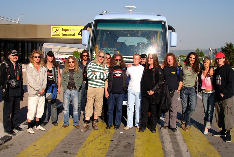 Saxon on tour and Thomas Jensen (W:O:A)