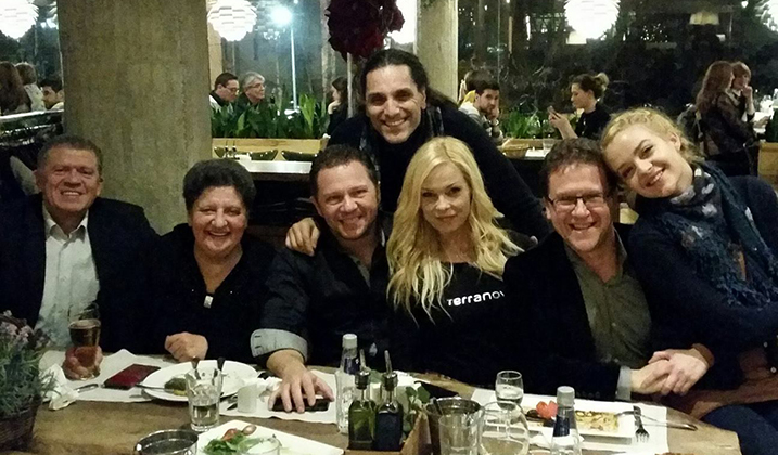 Dinner with Martin Panteleev, Martin Eschkenazy and family